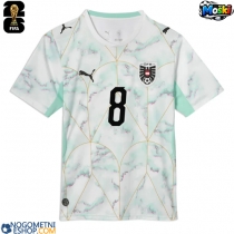Moški Nogometni dresi Avstrija David Alaba #8 Gostujoči SP 2026 Kratek Rokav